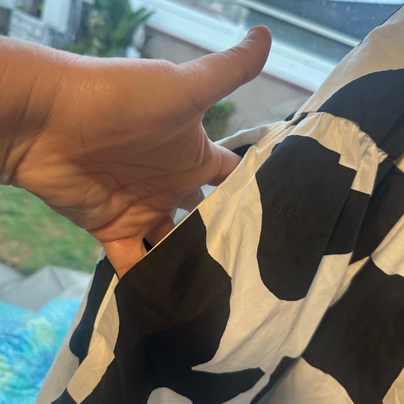 Abercrombie & Fitch Black and White Maxi Dress - Picture 10 of 14